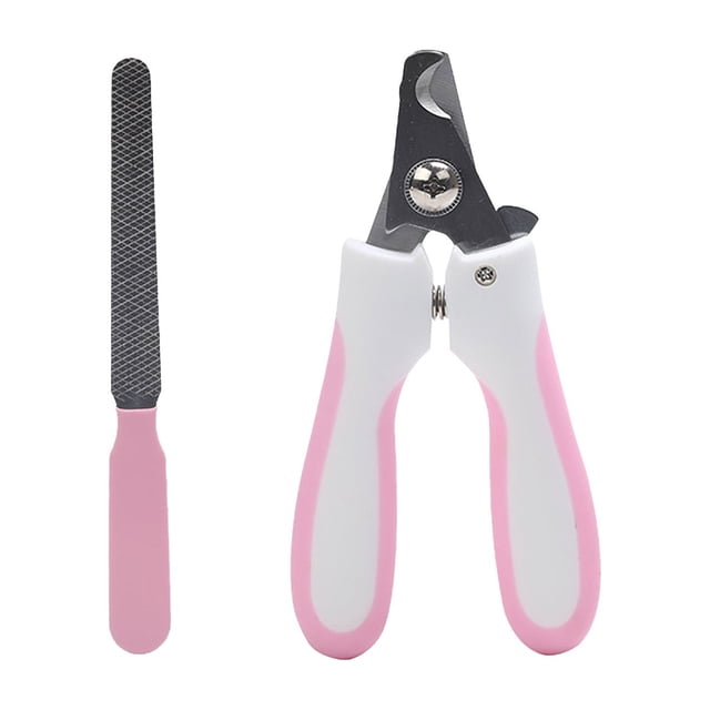 Dog Nail Clippers under $5! CQCYD Pet Nail Clippers with Nail File, Curved Handle Dog Nail Trimmer, Professional Grooming Tool for Small Medium Large Dogs Cats