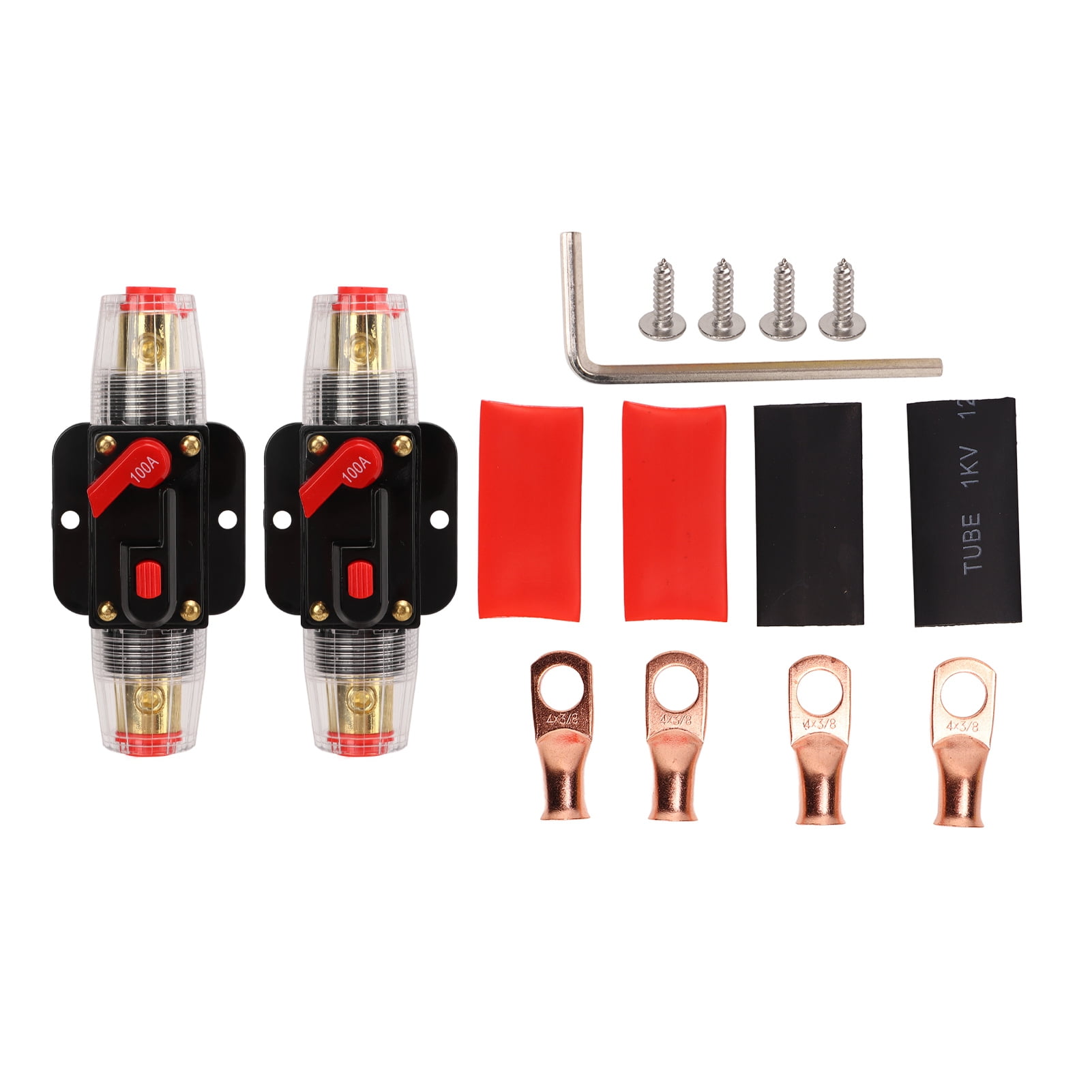 Audio Circuit Breaker,12‑24V Inline Circuit Breaker Car Stereo Circuit Breaker Manual Reset Circuit Breaker Compact and Lightweight