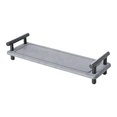 thumbnail image 2 of Bathroom Sink Organizer, Fast Drying Sink Tray Versatile Simple Decorative Tidy dark gray black, 2 of 9