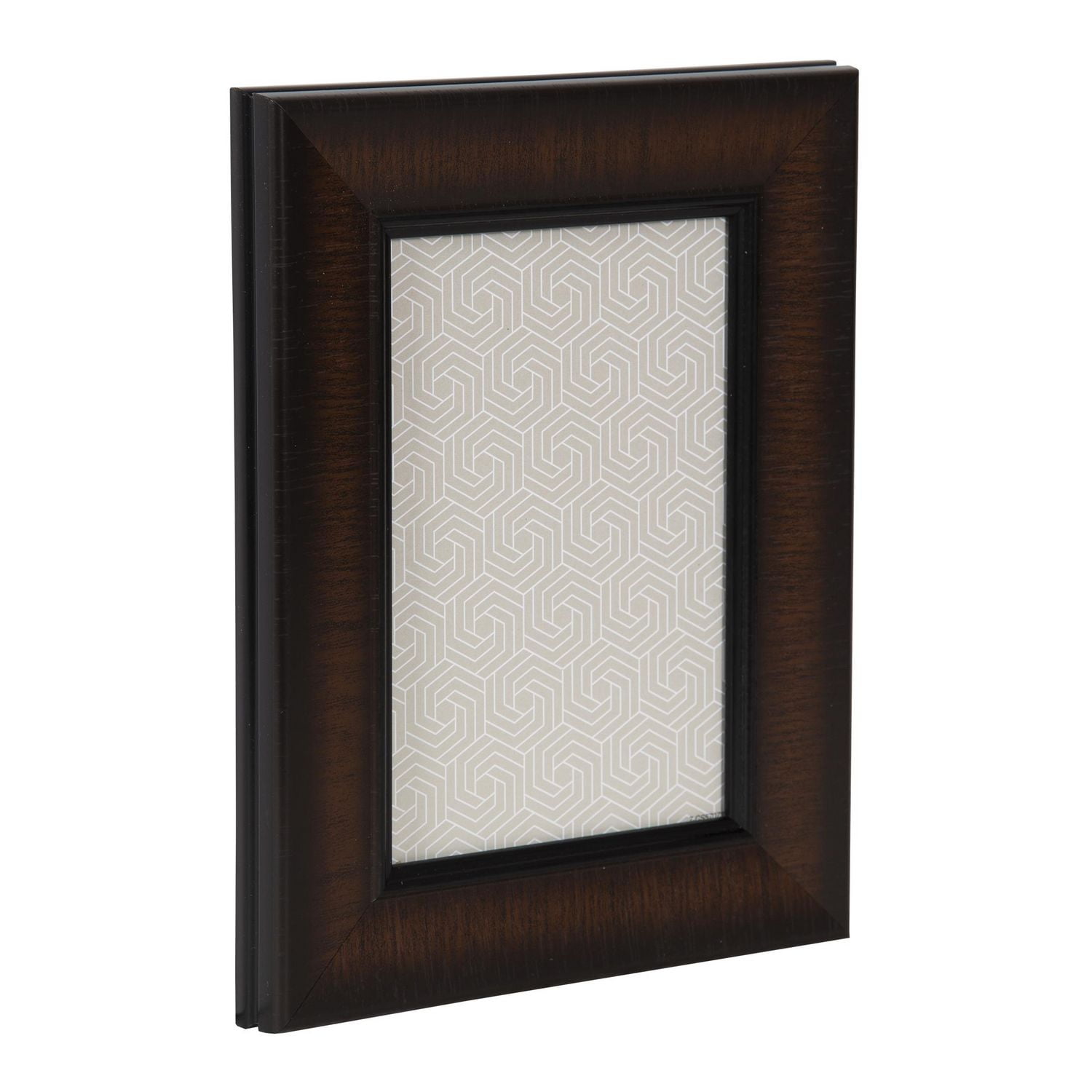 DesignOvation Lynnwood 4" x 6" Smoked Cognac Picture Frame