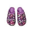 thumbnail image 1 of Fin Flex Women's Indoor Outdoor Anti Slip Slippers Blue Flower Design Pattern Size 7, 1 of 4