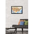 thumbnail image 3 of Map - USA Wall Poster, 22.375" x 34" Framed, 3 of 4