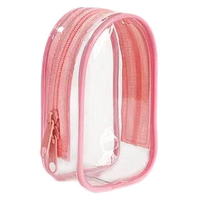 lionlar Clear Figure Display Bag Doll Display Bag for Collectors Action Figures Doll Pink