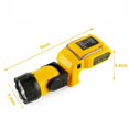 thumbnail image 3 of Cordless Flashlight Powered by Li-Ion Battery for DeWalt 12V MAX Li-Ion Battery, Spotlight for Outdoor, Indoor, 3 of 5