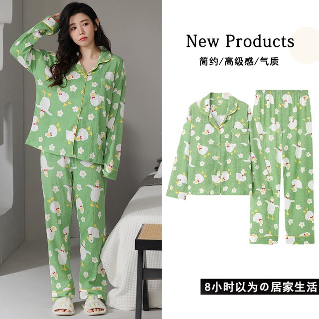 REDHOTYPE Pyjamas pour Femmes Ensemble Manches Longues Sleepwear Lounge Chemise de Nuit