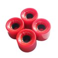 thumbnail image 3 of 4 Pieces Skateboard Wheel Chic Design Sporting Handy Installation Longboard Equipment Craftsmanship Handy Installation Skate Motion Universal Skate Motion Red, 3 of 7