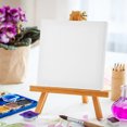 thumbnail image 4 of SHOWERORO 5pcs Thin Canvas For Unfinished Canvas For Painting White Color For Students, 4 of 8