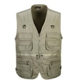 thumbnail image 1 of Pocket Fly Fishing Vest Summer Outdoor Waistcoat XL, 1 of 4