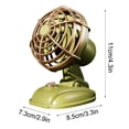 thumbnail image 3 of Boovnll Desk Fan, Adjustable High Speed USB Rechargeable Table Fan Lightweight Compact Quiet Small Fan for Home, Bedroom, Office, Travel, Camping, RVs, Summer Gift, Mini Fan - Fan, 3 of 7