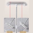 thumbnail image 4 of Scrub Brush with Handle Cleaning Scrub Brush Scrub Brush for Cleaning Floor Scrub Brush with Handle 2 in 1 Scrape and Brush Tub and Tile Brush for Cleaning Bathroom Patio Kitchen Wall, 4 of 9