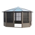 thumbnail image 2 of Gazebo Penguin Florence Solarium 12 ft. x 12 ft. in Sand, 2 of 13