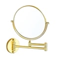 thumbnail image 4 of Cosmetic Mirror with 360  degree Rotatable Joint, Wall Mirror with 3 And 7 Positions Golden, 4 of 8