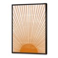 thumbnail image 2 of Designart Imprimé soleil orange III ART MURAL À CADRE FLOTTÉ, 2 of 4