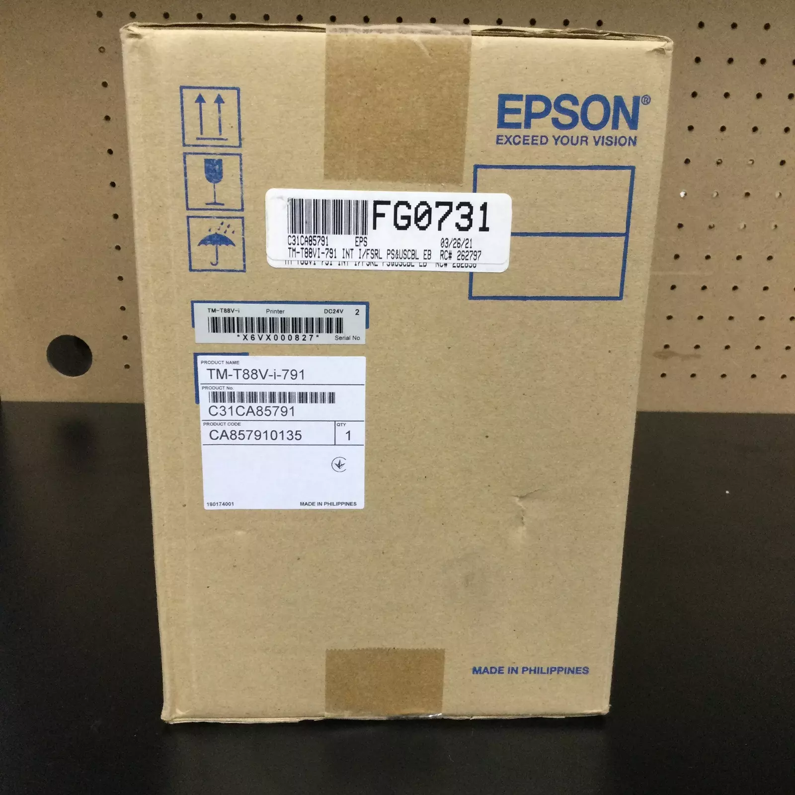 NEW EPSON TM-T88V-I-791 Thermal M265A POS RECIEPT PRINTER.