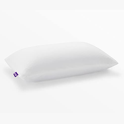 Purple Harmony Pillow® Tall Bed Pillow with Hypoallergenic Talalay Latex Core - Hex Grid, No Pressure Support, Award Winning