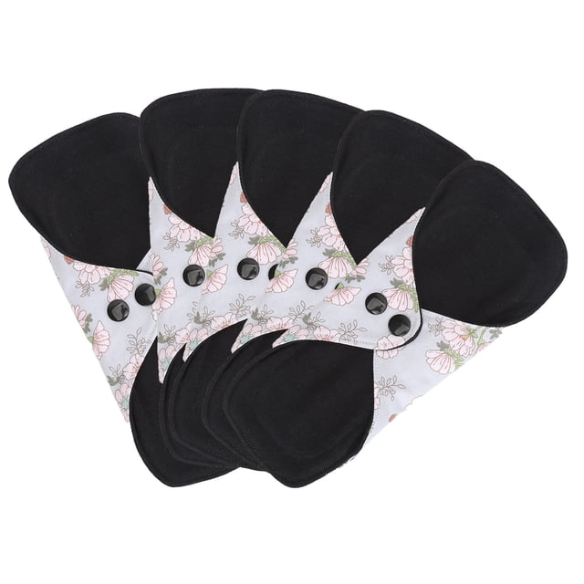 Serviettes Menstruelles en Coton Réutilisables, Douces et Absorbantes, avec Conception Anti-Fuites, Idéales pour Femmes
