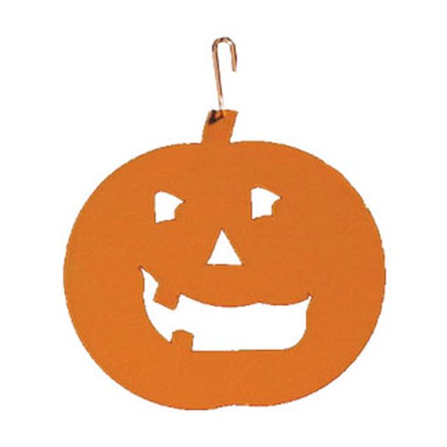 Village Wrought Iron HOS-25O Jack-O-Lantern Silhouette Decoration