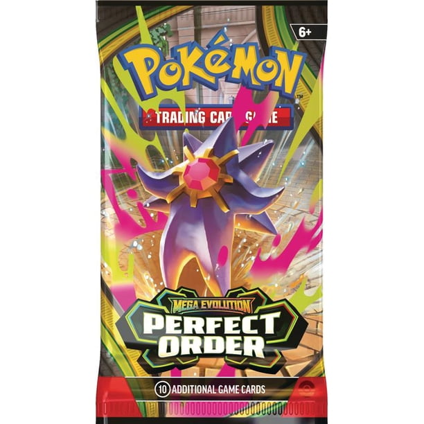 ポケモンカード MEGA EVOLUTION PERFECT ORDER 海外版 Pokémon TCG: Mega Evolution - Perfect Order Booster Pack - Walmart.ca