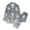 Grey, variant on GDREDA Pyjamas Femme Women Christmas Lapel Full Print Holiday Casual Santa Glass Tree Long Sleeve Pants Set Women Pajama Sets pyjamas Grey,XL