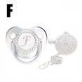 thumbnail image 2 of XZNGL Baby Pacifier 26 Letter Name Initial Clip Silicone Infant Nipple Bling Newborn Pacifier, 2 of 9