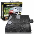 thumbnail image 1 of Bell + Howell Weather Force 360 Black Reversible Anti-Theft Automotive Windshield Shade 10ft x 6ft All-Weather Guard, 1 of 8