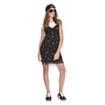 thumbnail image 4 of My Sister's Closet Girls' Two Piece All-Over Printed Mesh Mini Dress and Tee Set, 4 of 7