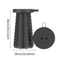 thumbnail image 2 of Suncoda Plastic Folding Chair, Portable Telescopic Stool, Foldable Telescopic Light Adult Stool Easy to Carry, 2 of 8