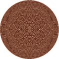 thumbnail image 1 of Ahgly Company Machine Washable Indoor Square Transitional Maroon Red Area Rugs, 3' Square, 1 of 7