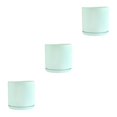 thumbnail image 4 of Wweixi Indoor Flower Pots - Elegant And Practical Available In Multiple Colors And Can Be Selected DS light green M 3Set, 4 of 6