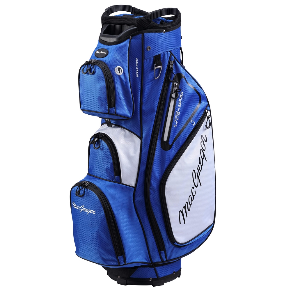 MacGregor Golf VIP Deluxe Chariot 14 Voies, 9.5 Pouces Haut - Bleu/blanc