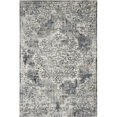 thumbnail image 1 of HomeRoots 353992 Tapis en Polyester Ivoire 3 Pi 3 Po x 4 Pi 11 Po, 1 of 1
