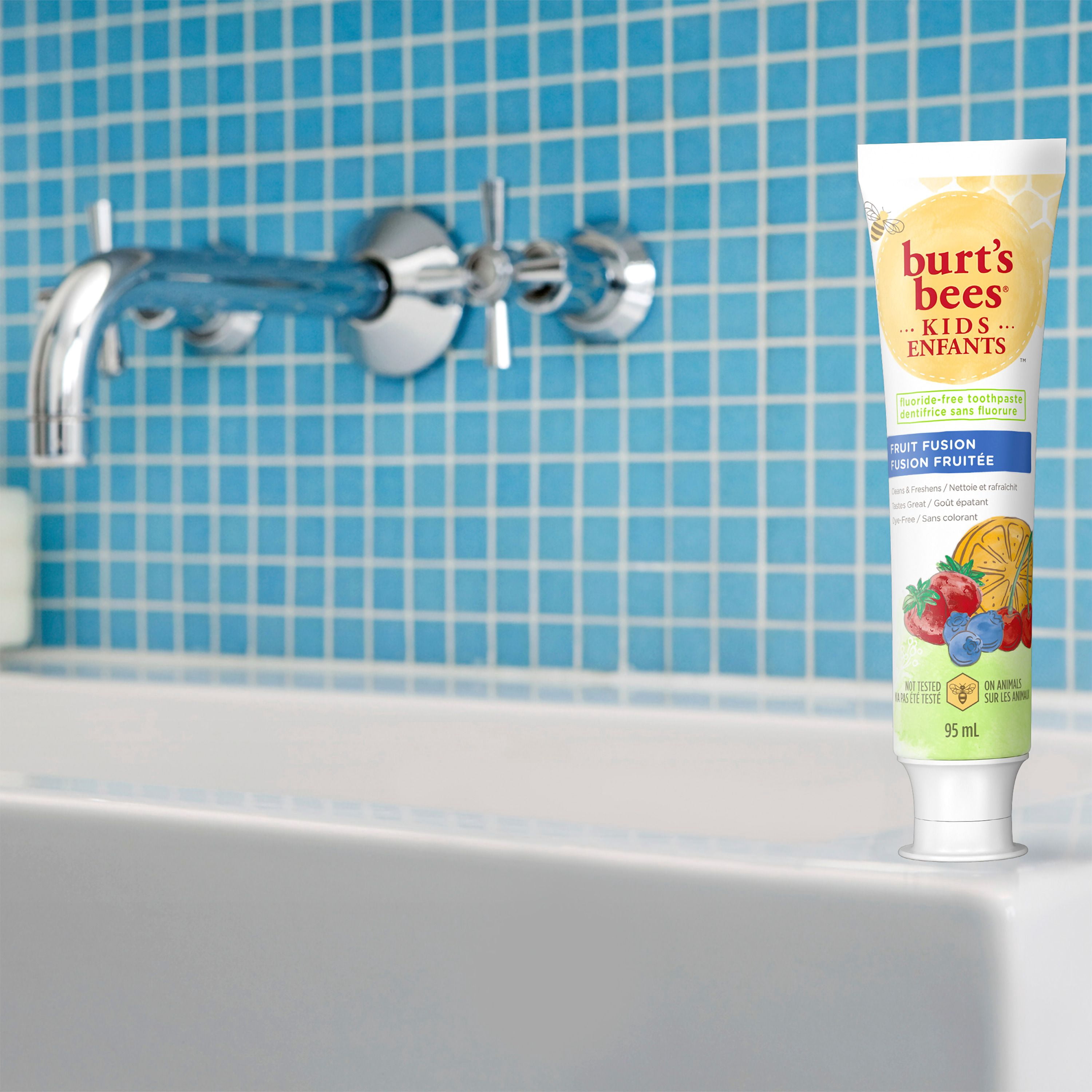 Burt's Bees Dentifrice pour Enfants, Sans Fluorure, Fusion Fruitée95ml