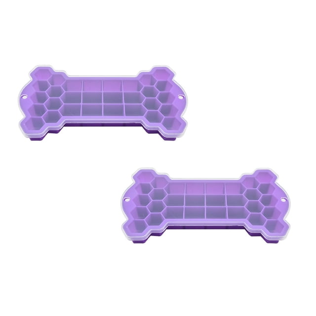Oleegame 2PC Baby Popsicle Molds Faveolate Shape Ice Cube Mak-er Ice Tray Ice Cube Mold Storage Containers