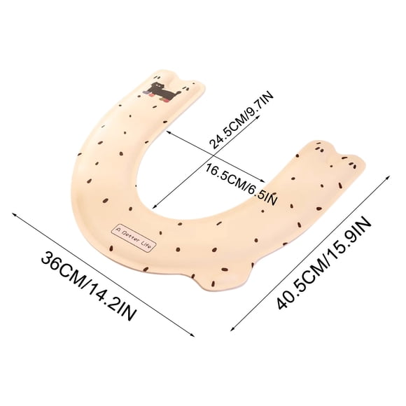 Toilet Seats for Standard Toilets Waterproof Soft Pad Toilet Seat Ring U-Shaped Cushion Cover Toilet Seat Cushion
