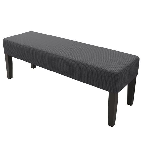 LLDYYDS Housse Extensible pour Banc de Salle à Manger Extra-Longue 24-83 Pouces, Housse de Banc Lavable Housse de Banc Amovible Protège-Siège Rectangulaire,71/83 Po