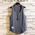 thumbnail image 1 of EGNMCR Débardeurs Homme Homme Entraînement Physique Ample Sans Manches Musculation Col Rond Gilet Débardeurs, 1 of 6