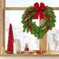 thumbnail image 4 of Large Decorative Winter Holiday Wreath For Front Door Entryway Indoor Outdoor Window Wall Fireplace, 4 of 4