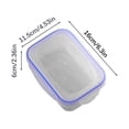 thumbnail image 1 of Bigersell Plastic Food Storage Containers with Lids Airtight Food Containers Reusable Stackable Food Storage Box Kitchen Pantry Organization Dry Food Storage Canister A-M, 1 of 2