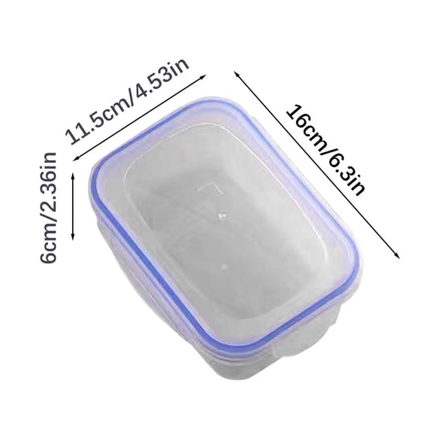 Bigersell Plastic Food Storage Containers with Lids Airtight Food Containers Reusable Stackable Food Storage Box Kitchen Pantry Organization Dry Food Storage Canister A-M