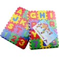 thumbnail image 3 of Bingirl 36 Pieces Child Cartoon Letters Numbers Foam Play Puzzle Mat Floor Carpet Rug for Kids Home Decoration, 3 of 7