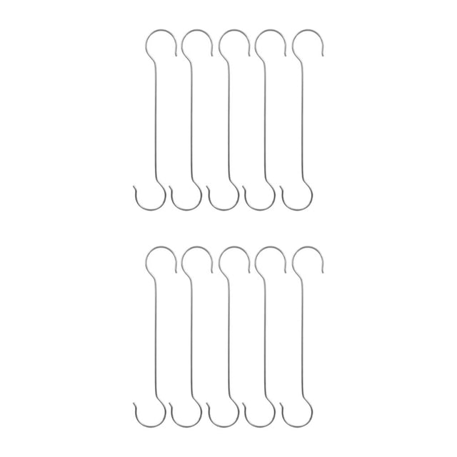 Ruiboury 5pieces S Shaped Hooks Stainless Steel Metal Hooks For Wide Application Sturdy And Durable Practical And Convenient 60cm S Hook 2Set