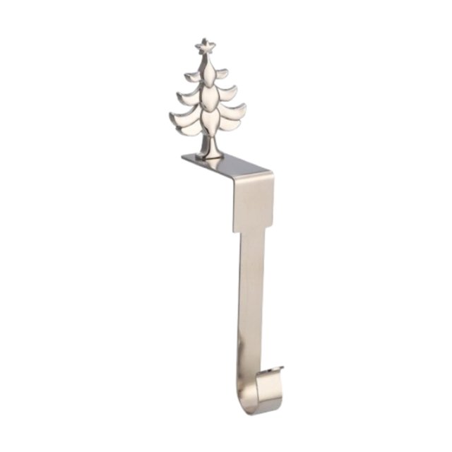 veasfak Christmas Stocking Hook Hanging Shelf Stocking Hangers for Pub Table Kitchen Christmas tree