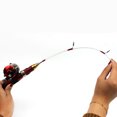 thumbnail image 3 of pitrice Red Ice Fishing Rod Glass Fiber Retractable Spinning Rods Boat Pole Poles Tackle Winter Fittings Equipment Tools Type 1 Type 1, 3 of 6
