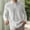 White, variant on Adult Polo Shirt for Men Long Sleeve Button Polo Tees Loose Fit White T Shirt Men