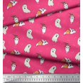 thumbnail image 2 of Soimoi Polyester Crepe Fabric Ghost Halloween Print Sewing Fabric Yard 52 Inch Wide, 2 of 3