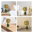 thumbnail image 4 of TopLLC Mini Handheld Fan, Matching Color Design Portable Personal Table Fan, USB Rechargeable Battery Operated Handheld/Desktop Electric Fan Low Noise Strong Airflow Cooling Fan for Office Travel, 4 of 9