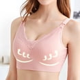 thumbnail image 1 of LSLJS Ladies Comfortable Breathable No Steel Ring Front Buckle Breastfeeding Bra Woman Underwear, 1 of 7