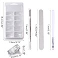 thumbnail image 4 of Nail Extension Gel Set Nail Gel Kit Lightweight Practical Nails Starter Set Professional Kit Nail Manicure Salon Set for Beginners Type4, 4 of 9