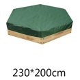 thumbnail image 4 of Sandbox Cover with Drawstring, Sandpit Cover Oxford Cloth Hexagon, Dustproof Waterproof Top Lid, 4 of 4