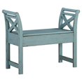 thumbnail image 1 of Ashley Furniture Signature Design - Banc d'Appoint de Rangement Heron Ridge - Fini Bleu Antique - Siège à Charnières, 1 of 4